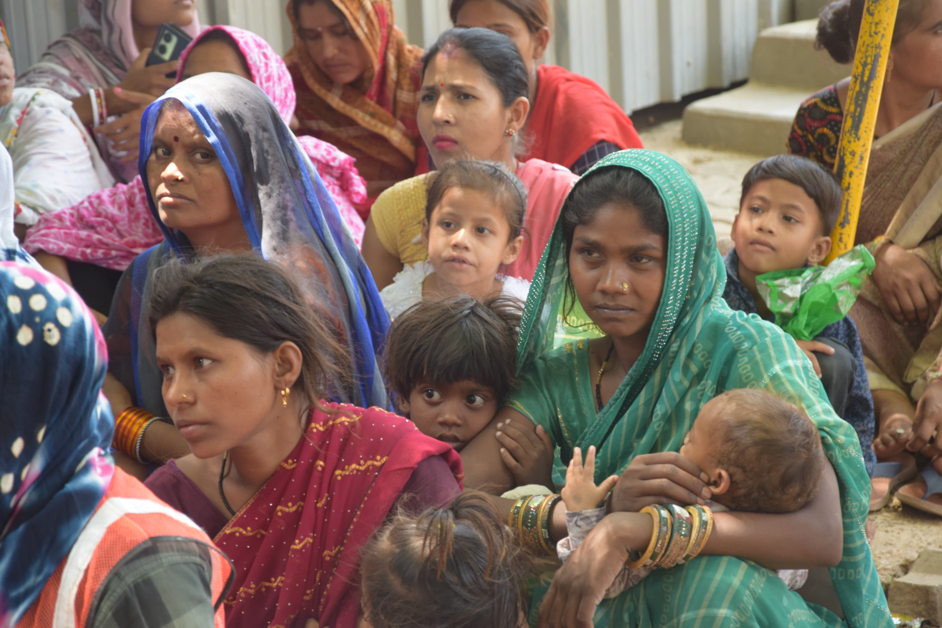 Women and children at a Sanjeevan learning session